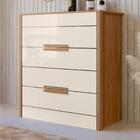 Conjunto Quarto Casal Completo Zeus Freijó/off White