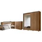 Conjunto Quarto Casal Completo Zeus Naturale