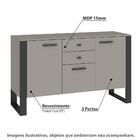 Conjunto Quarto Com 2 Mesas De Cabeceira E 1 Aparador Euro -