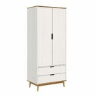 Conjunto Quarto Com Armário 2 Portas 2 Gavetas E Cômoda 3 Gav