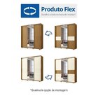 Conjunto Quarto Com Guarda-roupa Casal E Cabeceira Luminare A