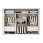 Conjunto Quarto Completo Guarda Roupa Com Espelho 3 Portas 1