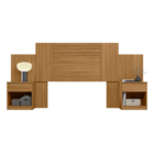 Conjunto Quarto Completo Leicester Freijó Cinza