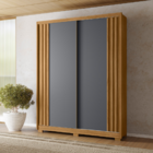 Conjunto Quarto Completo Liverpool Freijó Cinza