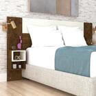 Conjunto Quarto Completo Madara Imbuia Champanhe