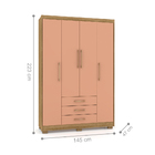 Conjunto Quarto Completo Madara Nature Camarim