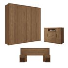 Conjunto Quarto Completo Paris Jatoba