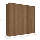 Conjunto Quarto Completo Paris Jatoba