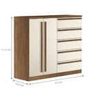 Conjunto Quarto Completo Roma Jatoba Areia