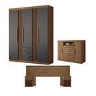 Conjunto Quarto Completo Viena Jatoba Grafite