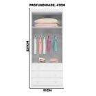 Conjunto Quarto De Bebê 100% Mdf Branco Eliana Shop Jm Baby