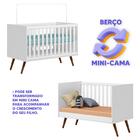 Conjunto Quarto De Bebê 100% Mdf Branco Eliana Shop Jm Baby