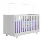 Conjunto Quarto De Bebê 100% Mdf Mini Berço E Cômoda 1 Porta