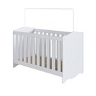 Conjunto Quarto De Bebê 1 Berço 1 Cômoda Trocador 4 Gavetas 1