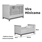 Conjunto Quarto De Bebê 1berço 1 Cômoda 6 Gavetas Chantilly F