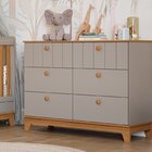 Conjunto Quarto De Bebê 1berço 1 Cômoda 6 Gavetas Chantilly F