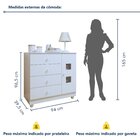 Conjunto Quarto De Bebê  100% Mdf Mini Berço Com Colchão E Cô