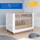 Conjunto Quarto De Bebê Berço 2 Em 1 E Cômoda Sophia Espresso