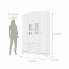 Conjunto Quarto De Bebê Berço 3 Em 1 Guarda-roupa E Cômoda 10