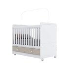 Conjunto Quarto De Bebê Berço 3x1, Guarda-roupa E Cômoda Napo