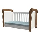 Conjunto Quarto De Bebê Berço E Cômoda 4 Gavetas Eloa  Branco