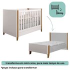 Conjunto Quarto De Bebê Berço E Cômoda Capri Branco