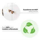 Conjunto Quarto De Bebê Berço E Cômoda Ternura Branco/jequiti