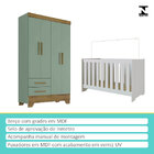 Conjunto Quarto De Bebê Colorir Guarda Roupas 4 Portas E Berç