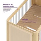 Conjunto Quarto De Bebê Com Berço, Cômoda E Prateleira Com Ca