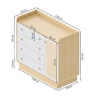 Conjunto Quarto De Bebê Com Berço, Cômoda E Prateleira Com Ca