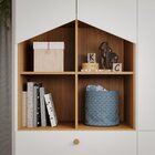 Conjunto Quarto De Bebê Completo Berço 2 Em 1 Cômoda Estante