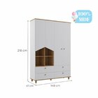 Conjunto Quarto De Bebê Completo Berço 2 Em 1 Cômoda Estante