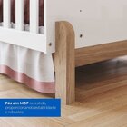 Conjunto Quarto De Bebê Completo Berço 2 Em 1, Guarda-roupa E