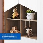 Conjunto Quarto De Bebê Guarda-roupa E Cômoda Yuri Branco/jeq