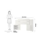 Conjunto Quarto De Casal 1 Guarda Roupa Com Espelho Buzios 1