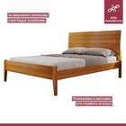 Conjunto Quarto De Casal Cama 140cm Com Cômoda 5 Gavetas Com