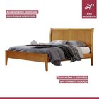 Conjunto Quarto De Casal Cama 140cm E Cômoda 5 Gavetas Com Sa