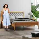 Conjunto Quarto De Casal Cama 140cm Vivare E 2 Mesas De Cabec