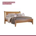 Conjunto Quarto De Casal Cama E Cômoda 5 Gavetas Com Sapateir