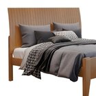 Conjunto Quarto De Casal Cama Em Madeira Maciça E Cômoda 5 Ga