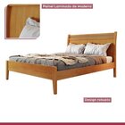 Conjunto Quarto De Casal Cama Queen 160cm Em Madeira Maciça E