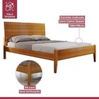 Conjunto Quarto De Casal Cama Queen Madeira Maciça E Cômoda 5