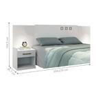 Conjunto Quarto De Casal Cambridge Branco