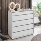 Conjunto Quarto De Casal Completo Bolide Branco