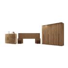 Conjunto Quarto De Casal Completo Cayla Jatobá