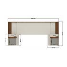 Conjunto Quarto De Casal Completo Cayla Jatobá Areia