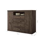 Conjunto Quarto De Casal Completo Chef Ébano