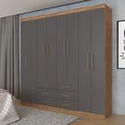 Conjunto Quarto De Casal Completo Colorado Atacama Grafite