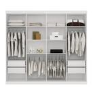 Conjunto Quarto De Casal Completo Com Espelho Alan Branco