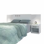 Conjunto Quarto De Casal Completo Com Espelho Alan Branco